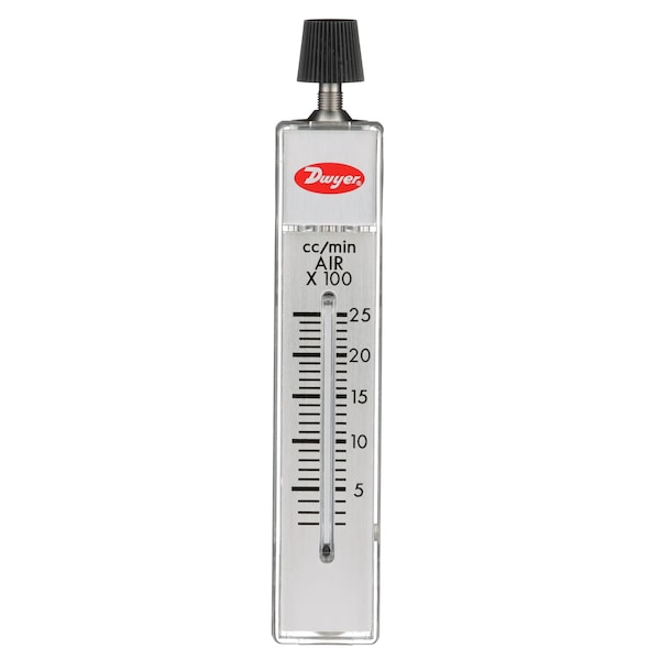 Dwyer Instruments Flowmeter, range 2-25 LPM air. RMA-22-TMV - main